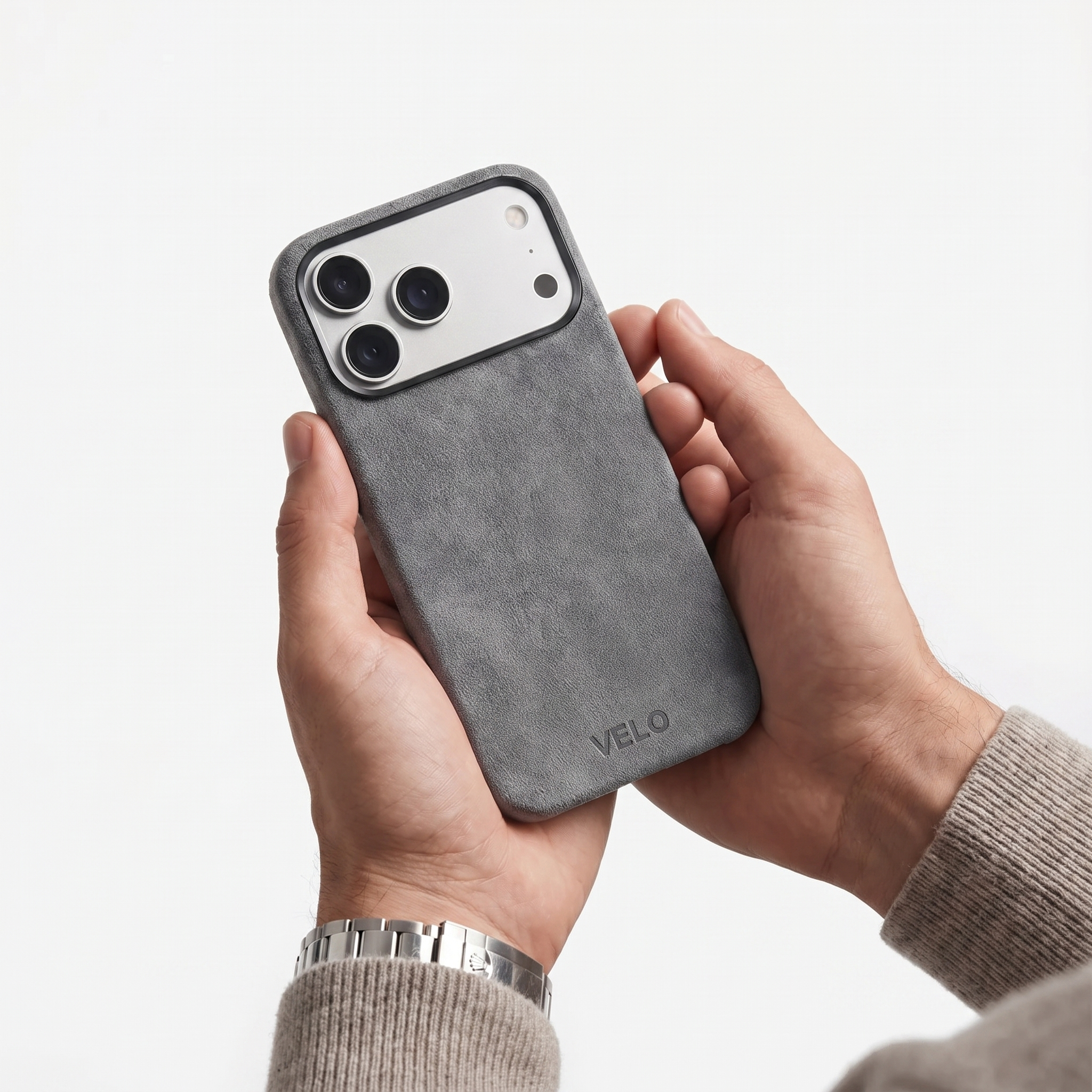 VELO — Alcantara® iPhone Case - Space Grey
