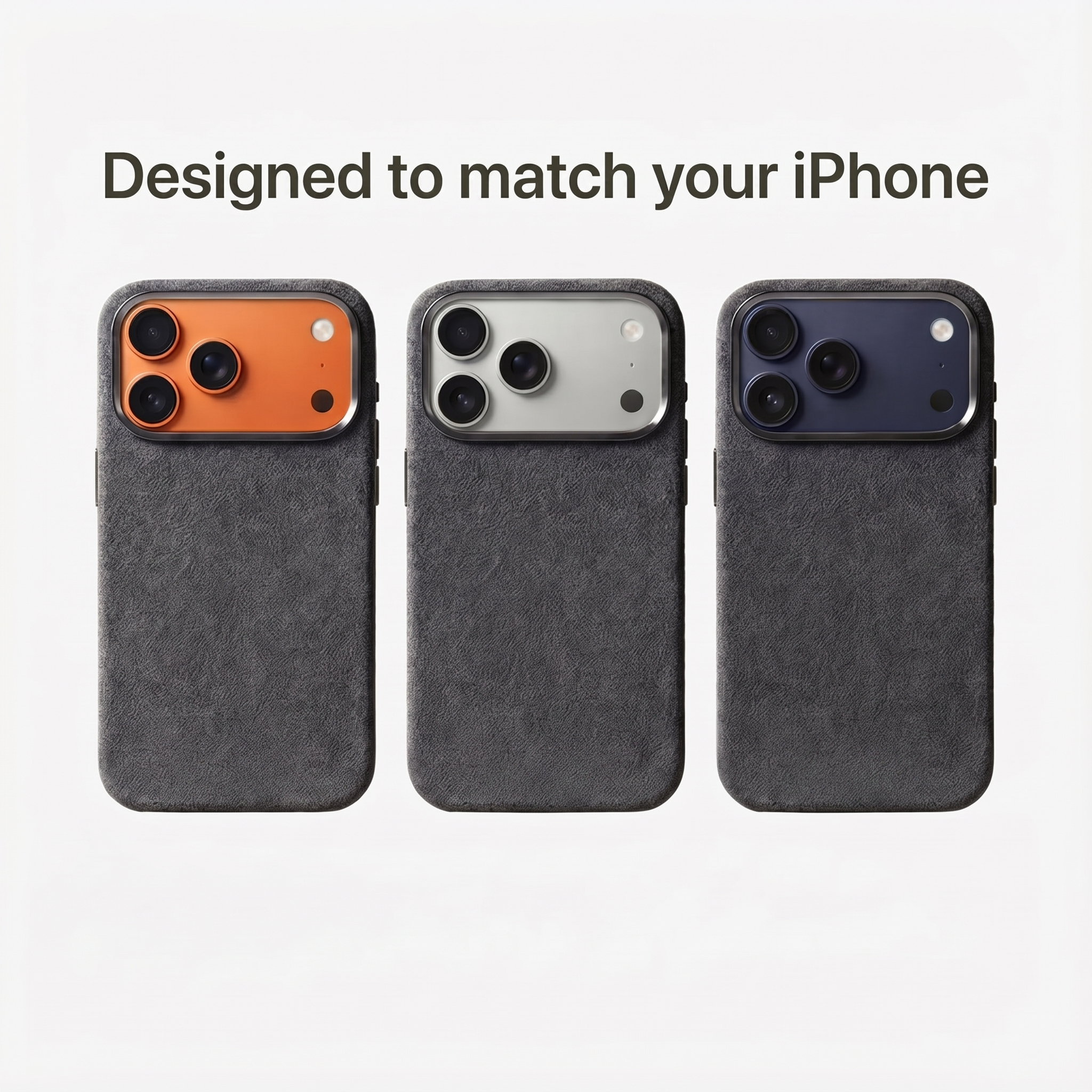 VELO — Alcantara® iPhone Case - Space Grey