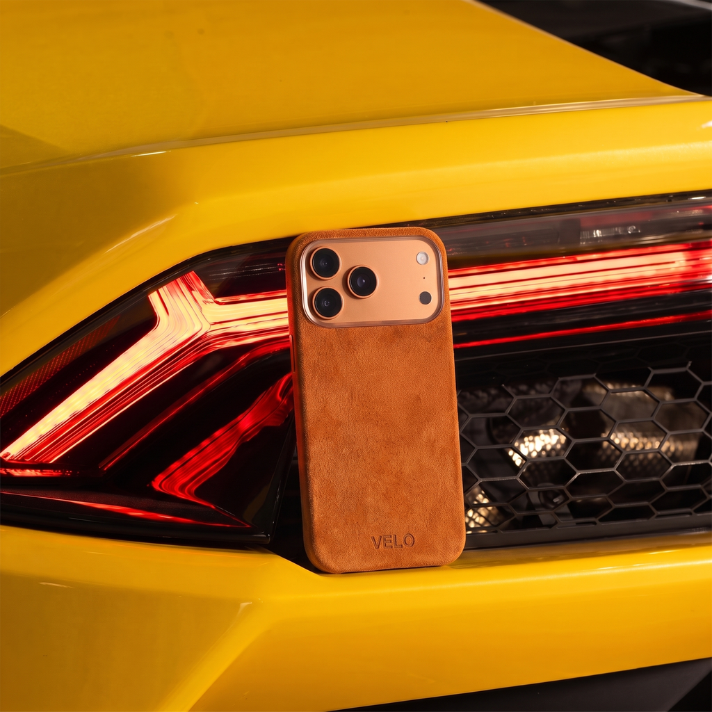 VELO — Alcantara® iPhone Case - McLaren Orange