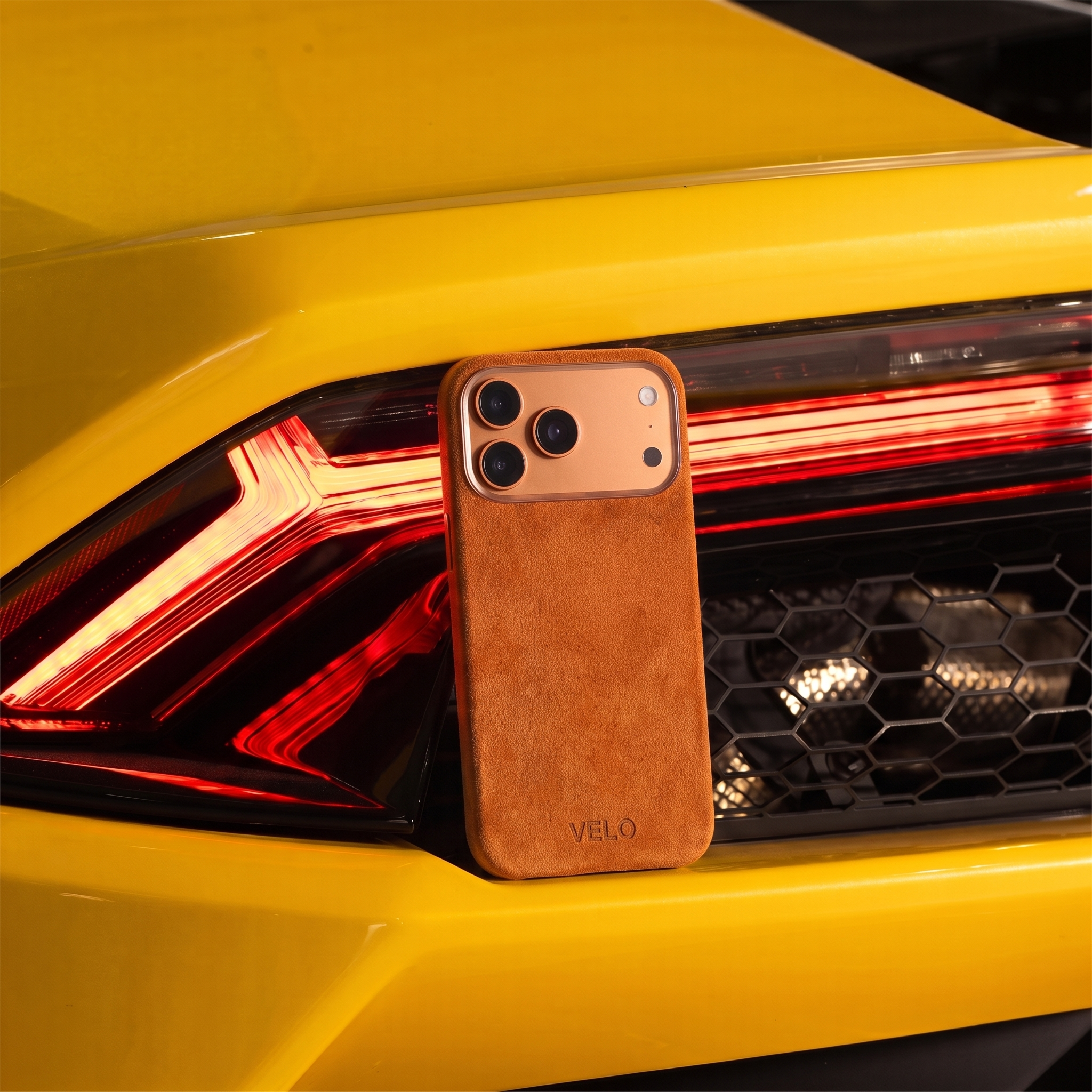 VELO — Alcantara® iPhone Case - McLaren Orange